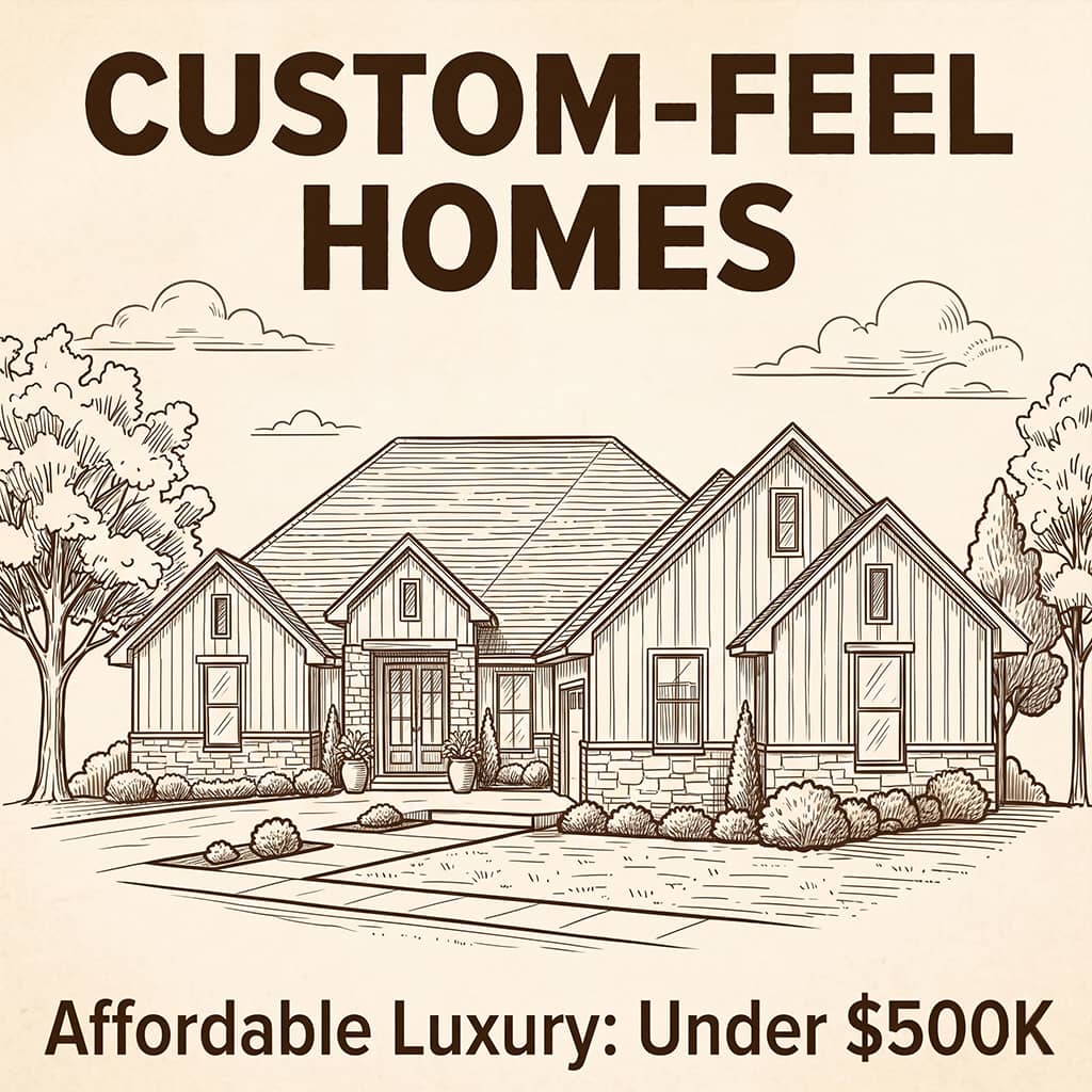 Custom feel homes